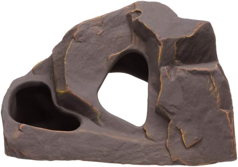 Plecoceramics Aquarium Ceramic Decorations Cave Betta Stone Decor - Aquarium Fish Tank Hideway Decor for breeding Cichlids Plecos Betta Toys Hideout (Grotto)