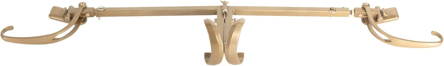 VILLAGE LIGHTING COMPANY [Front Door Garland Hanger] - Adjustable to Different Door Widths | Heavy-Duty Cast Iron | Decorative Christmas Decor | No Nails, Screws, or Damage