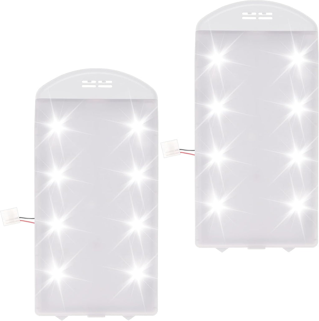 2Pcs W11527432 Fridge LED Light Replacement for Maytag Amana Refrigerator Module W11101384 W11333374 W11387579 W11042554 WRX735SDHZ02 WRX735SDHZ03