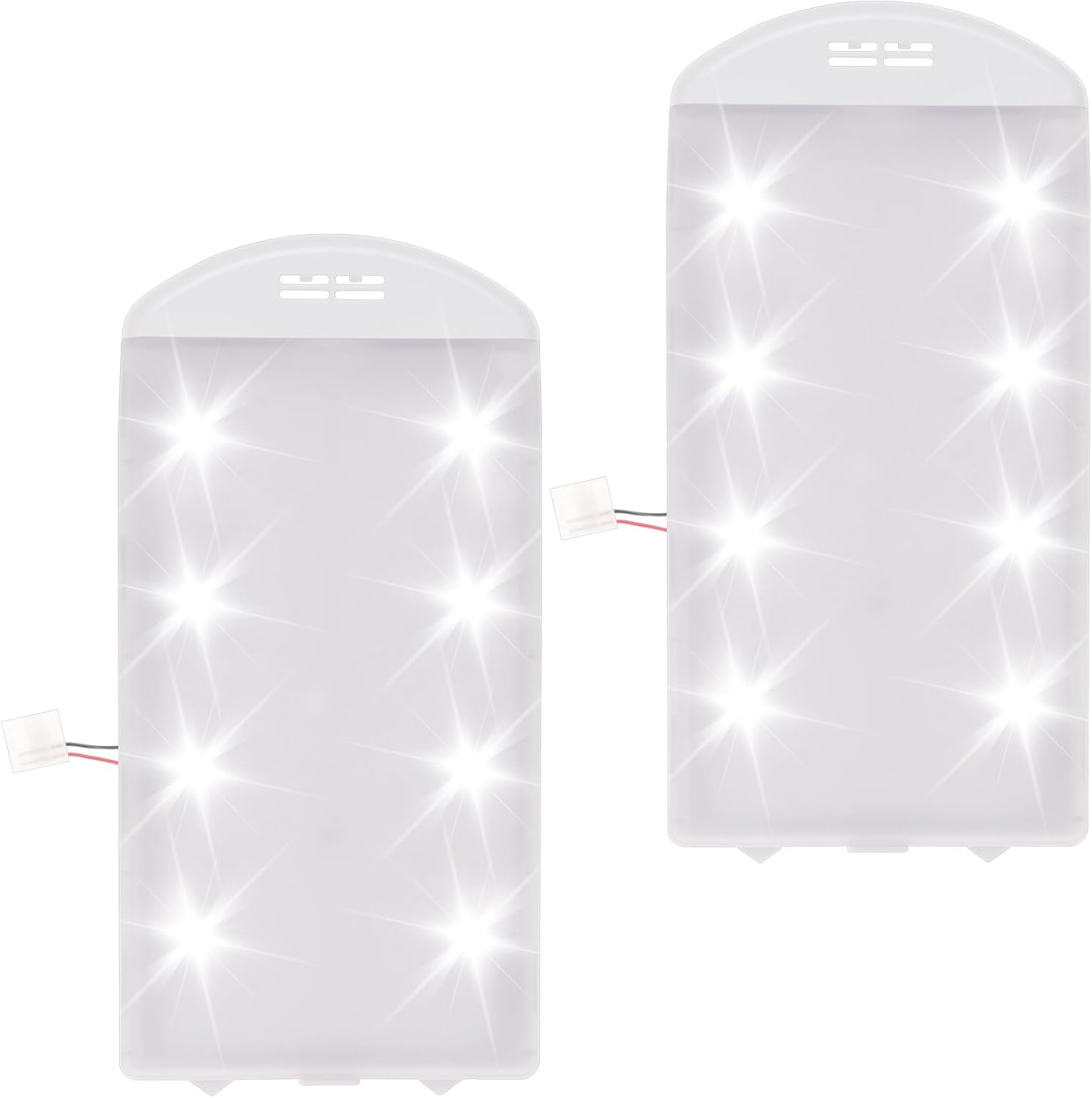 2Pcs W11527432 Fridge LED Light Replacement for Maytag Amana Refrigerator Module W11101384 W11333374 W11387579 W11042554 WRX735SDHZ02 WRX735SDHZ03