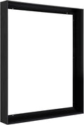 FOLKOR Floating Frame for 20x28 Canvas Paintings, 1.5" Deep DIY Floater Frames for Modern Abstract Wall Art Flower Floral Prints, Minimalist Home Gallery Show Exhibition Decor (Black)