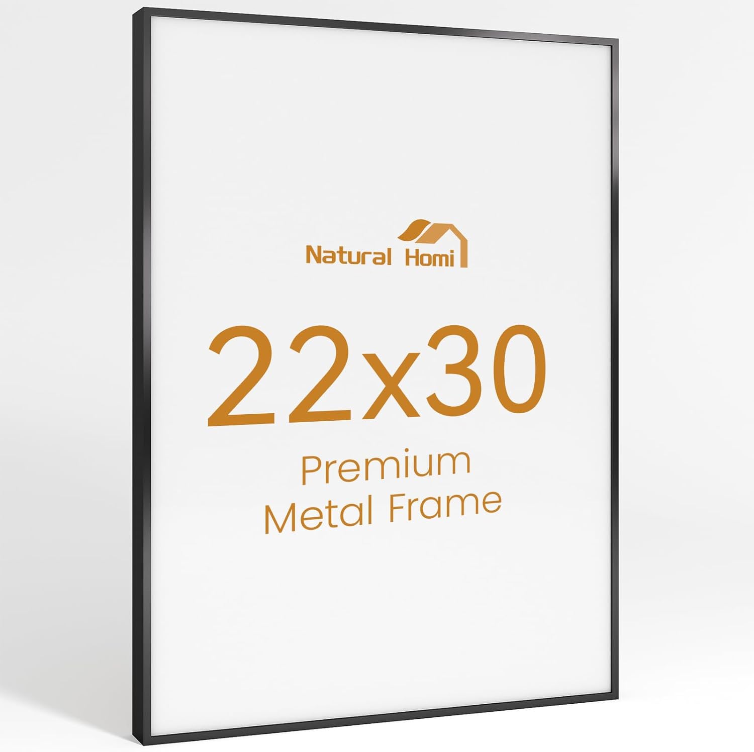 22x30 Aluminum Metal Picture Frame,Tempered Glass Black Photo Frame 22x30 for Family Photo,Posters,Art,Document to Wall Mount Horizontally or Vertically