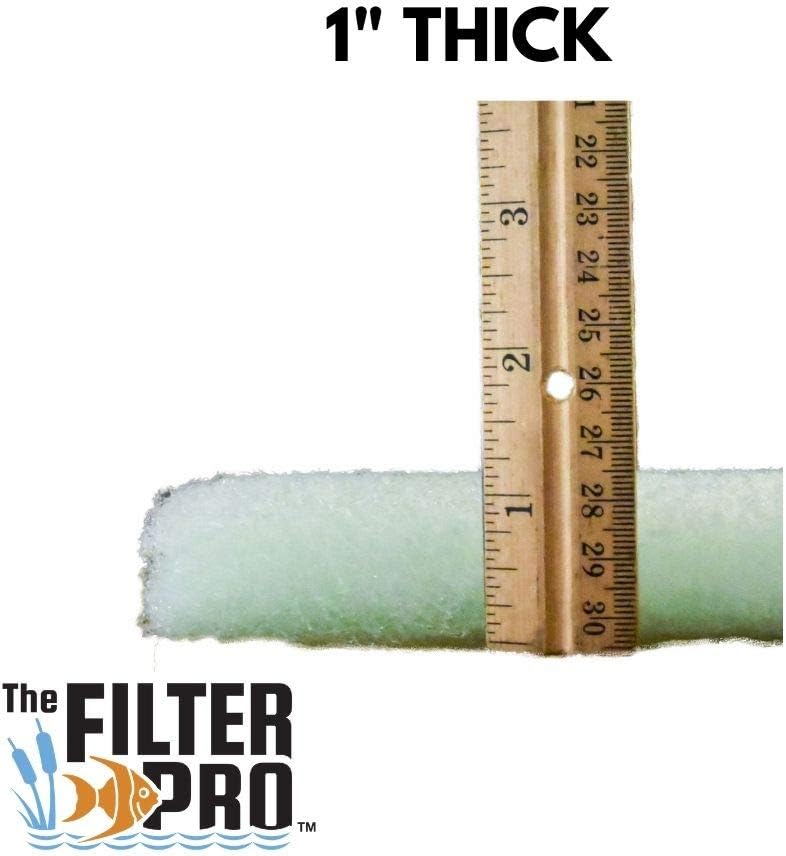 Lime Green Fine Filter Media, 1" Thick, 28" x 240" Roll, Perfect for Aquariums, Ponds or Water Gardens, Made in USA