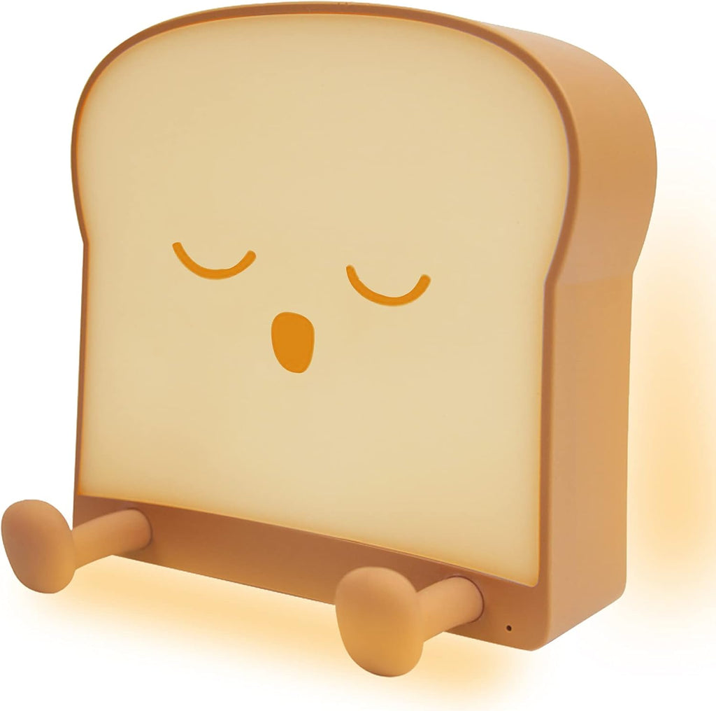 QANYI Cool Toast Bread Night Lamp, Desk Lamp Gifts for Women, Teen Girls & Adults - Men's Christmas & Graduation Gift Ideas