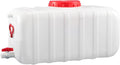 Portable Water Container with Tap, Heavy Duty Water Tank Plastic Water Storage Carrier 50L 80L 110L 200L Water Bucket Jug for Camping Outdoor Hiking Travel Emergency(Size:200L)