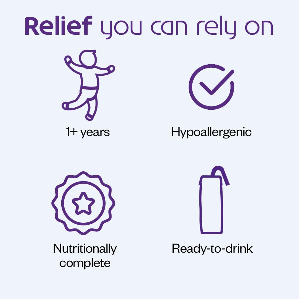 Nutricia Neocate Splash - Ready-to-Feed Hypoallergenic, Amino Acid-Based Toddler and Junior Formula - Tropical Fruit - 8 fl oz (Case of 27)