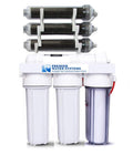 RO/DI Aquarium Reef Reverse Osmosis Deionization Filter System, 75 GPD, 7 Stage, Chlorine Reduction, Polypropylene
