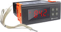 KETOTEK KT8230 Digital Temperature Controller Thermostat Regulator 120VAC 30A Fahrenheit -22~572℉ Heating Cooling for Incubator Brooder Refrigerator Fermenter Greenhouse Reptile