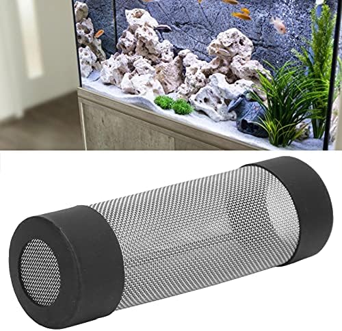 Pssopp Aquarium Filter Mesh Fish Intake Strainer Cover - Stainless Steel Guard (Inner Diameter 18mm)