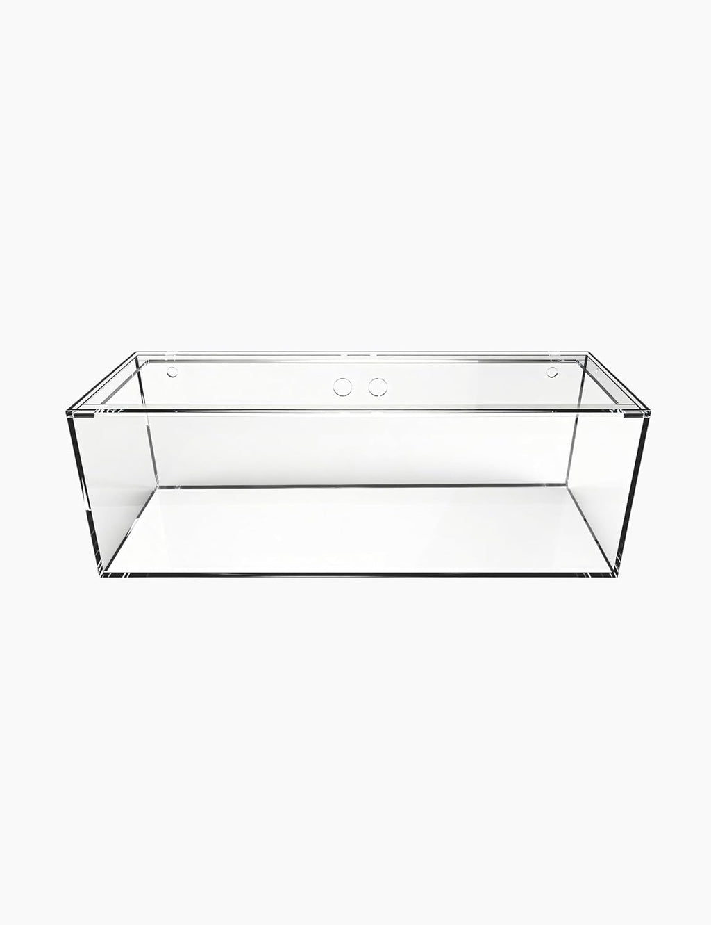 150-3GO Gallon Starfire Aquarium w/Center Overflow 60x24x24 H 12mm Ghost Overflow