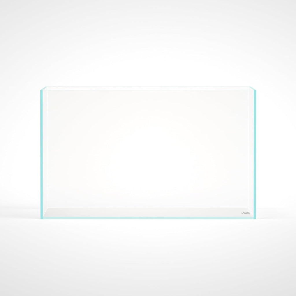 LANDEN 75H 37 Gallon Rimless Low Iron Aquarium Tank, W29.5×D17.7×H17.7 in(75x45x45cm) 8mm Thickness with Black Nano Foam Leveling mat Included