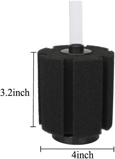 ALEGI Aquarium Bio Sponge Filter Kit with Air Tubing, Suction Cups, Check Valves for 55 Gallon Breeding Fry Betta Shrimp Fish Tank