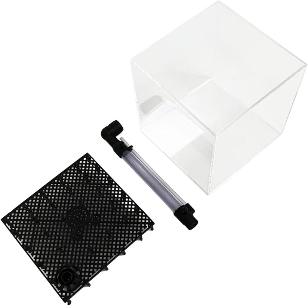 Acrylic Undergravel Box with Hose, Suitable for and Fish Aquariums