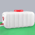 Plastic Portable Water Tank with Spigot for Camping Large Capacity Water Storage Tank Water Container for Emergency Storage Household Outdoor Camping RV Self-Driving(Size:110L/30gallon)