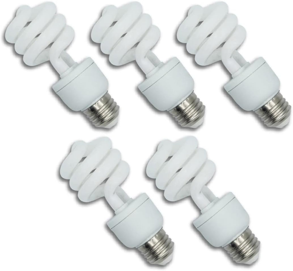 lumenivo UVB Reptile Light 15W 10.0 Desert Terrarium UVB Bulb for Bearded Dragon, Dwarf Monitors, Veiled Chameleons - Simulates UVB from The Sun to Help in Calcium Absorption - 120V - 5 Pack