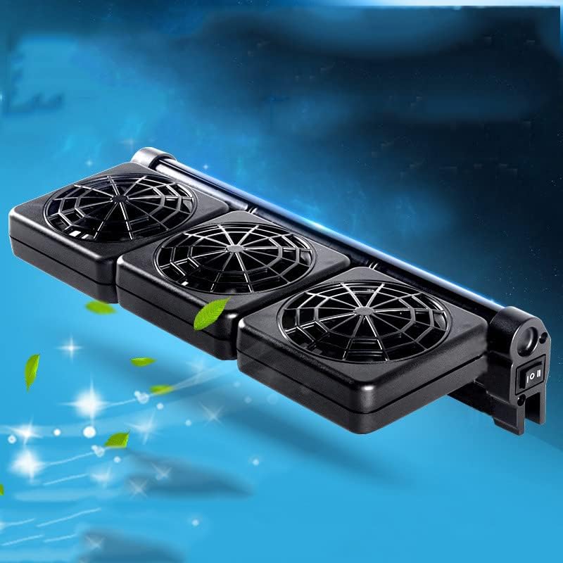 LONDAFISH Aquarium Chillers Aquarium Fan Fish Tank Cooling Fan System for Salt Fresh Water (3 Fan)