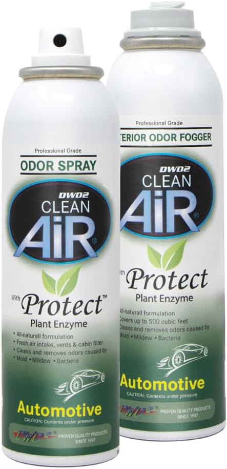 Protect™ Automotive Mold-Odor Treatment - Revitalize Your Car's Interior The Green Automotive Mold-Odor Treatment Solution. Say Goodbye to Unpleasant Odors (Spray & Fogger)