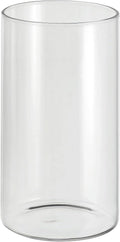 PATIKIL Clear Glass Cylinder Vase, 5.9" Tall and 3.1" Dia, 650 mL Capacity, Modern Tabletop Vase for Home Decor, Wedding Centerpieces