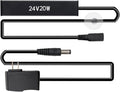 Small Aquarium Heater | Overheat Protection Adjustable 20W,Submersible Aquarium Heater - for Betta Aquatic Pet Saltwater Freshwater Home Indoor Office Breeding