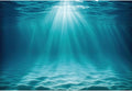 Renaiss 12x8ft Underwater Sunlight Backdrop Deep Ocean Sun Ray Background for Photography Undersea Blue Water Seabed Tropical Summer Holiday Hawaiian Luau Birthday Party Decors Photo Booth Props