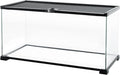 REPTI ZOO Full Glass 15 Gallon Reptile Tank, Medium Reptile Terrarium 24" X 12" X 12" for Gecko Hermit Crab Hognose Snake etc, Top Screen Ventilation & Feeding