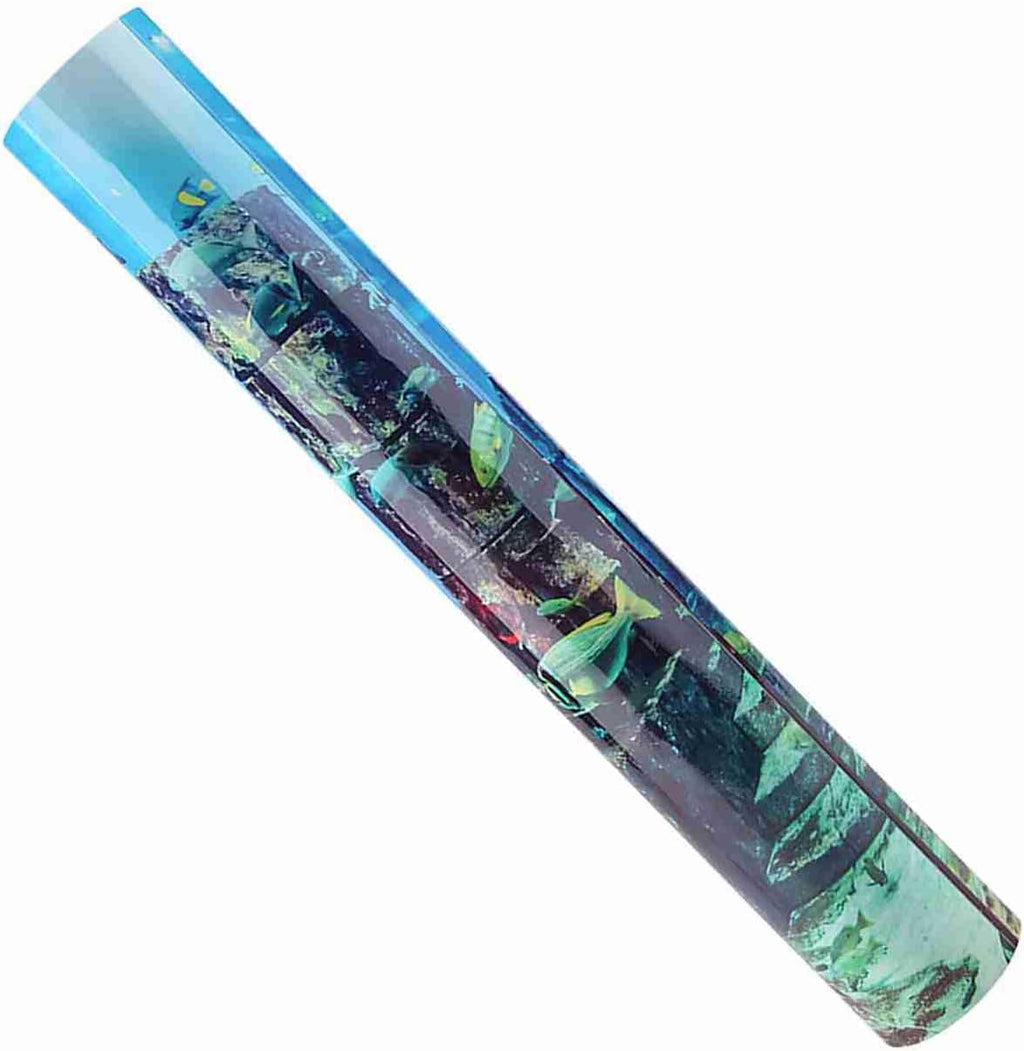 CHICIRIS Fish Underwater Poster Bright PVC Aquarium Background Sticker for Decoration of Aquarium Terrarium, Material for Fish Wall, Underwater Theme (91 * 50cm)