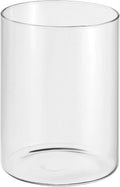 PATIKIL Clear Glass Cylinder Vase, 5.9" Tall and 3.9" Dia Tabletop Flowers Vase Floating Candle Holder Vase for Home Decor Wedding Centerpieces(33.8oz)