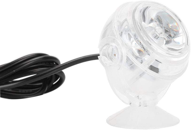 Aquarium Lights, Colorful Gradient Submersible LED Fish Light, LED Aquarium Light, Night Spot Light, US Plug White, for Home Aquariums, Office Tanks, and Decorative Fish Tanks