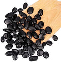 CFKJ 18 Pounds Black Pebbles Aquarium Gravel River Rock, Natural Polished Decorative Gravel,Garden Ornamental Pebbles Rocks,Black Decorative Stones,Black Pebbles, Decor Gravel for Landscaping (Black)
