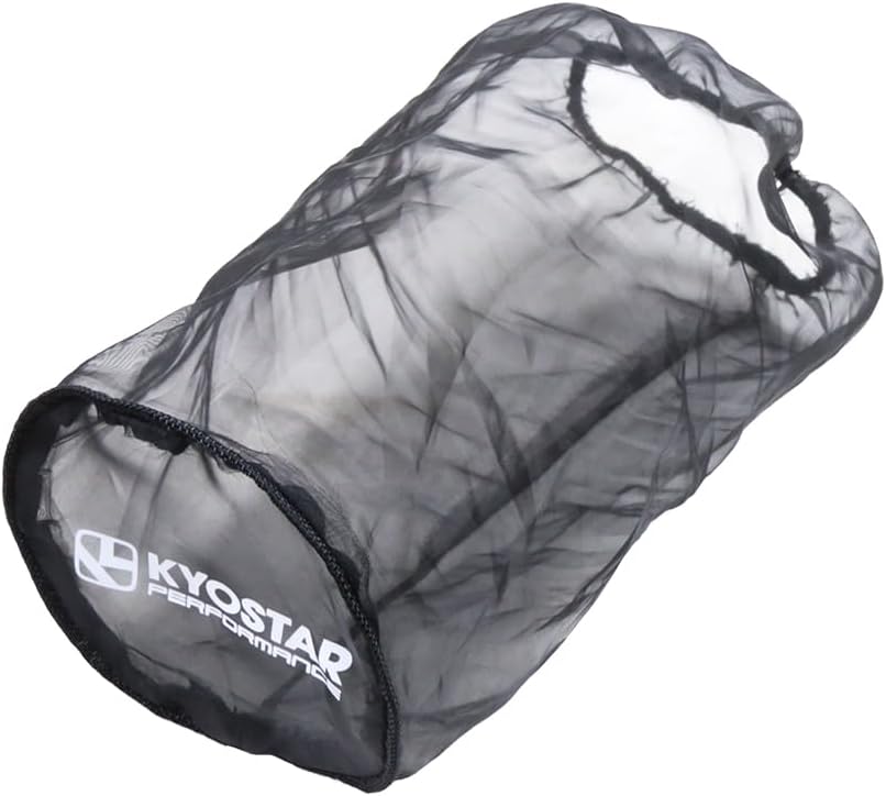 Kyostar Universal 9 Inch Air Filter Cover, Dustproof Cold Air Intake Filter Cover Wrap for Car, Air Intake Filter Sock Cover for High Flow Air Intake Filters
