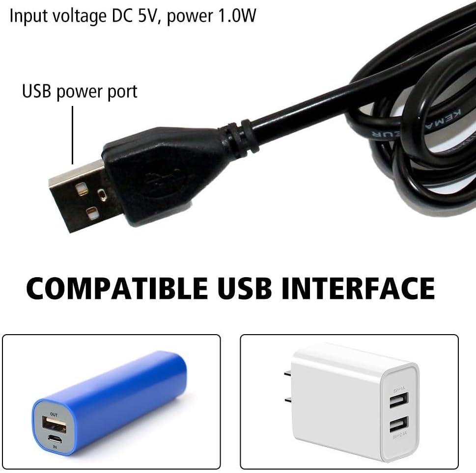LED Aquarium Light, Colorful Submersible LED Light Waterproof USB Underwater Light for Aquarium Fish Tank