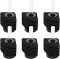 CNZ XY-2890 Corner Filter Air Driven Bio Sponge Up to 15 gallons, 6-Pack