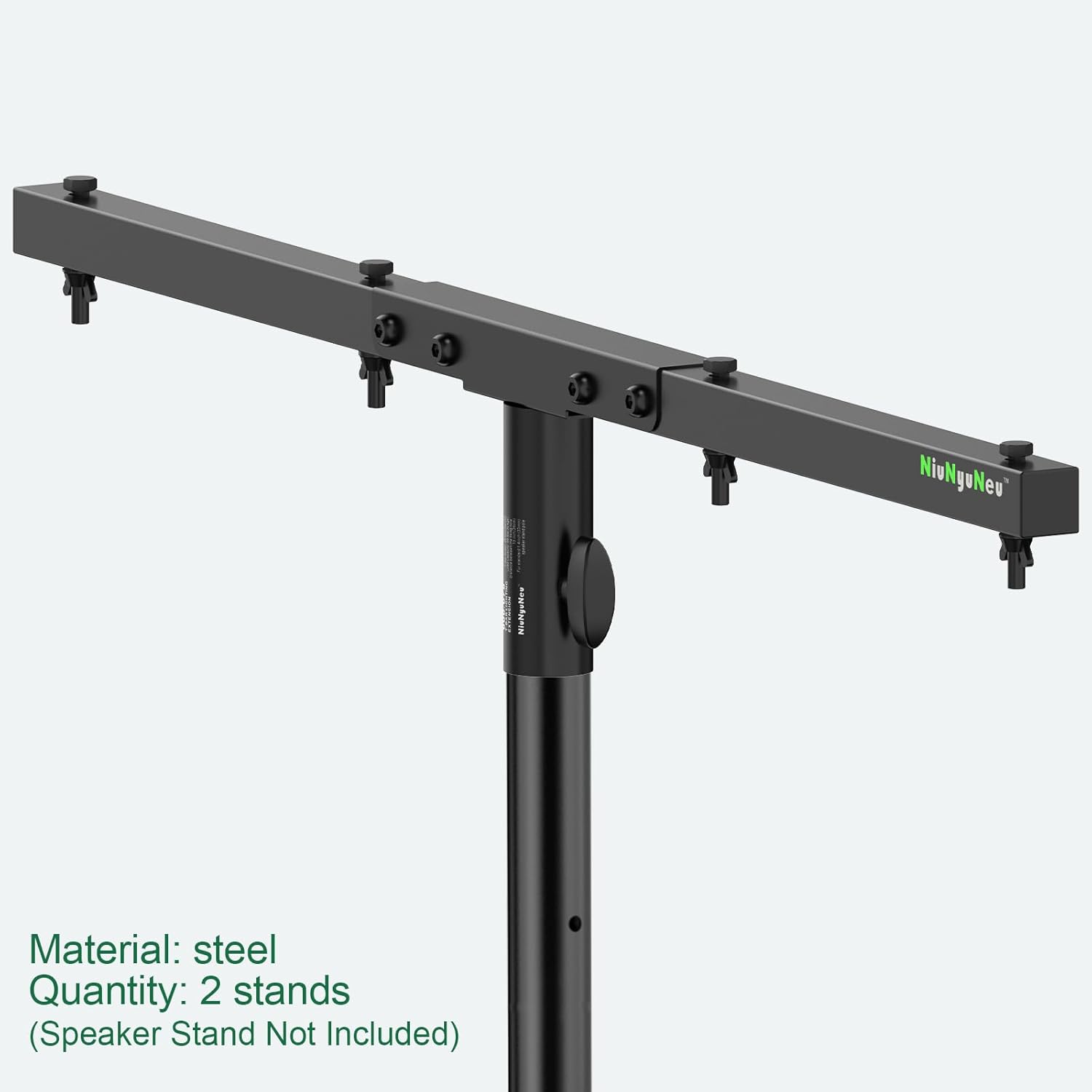DJ Lighting Bar Extension Cross Bar Mount for Tripod Speaker Stand, Set of 2