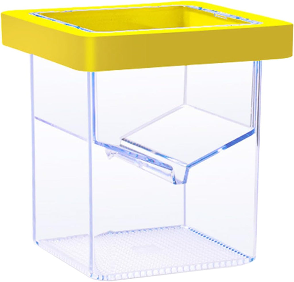 Fish Breeder Box- 11x8.6x8.6cm Suction Cup Hatching Container, Easy Install Floating Fish Isolation Breeding Box | Breeding Boxes for Aquarium, Aquatic Acclimation Hatchery Incubator for Baby Shrimp