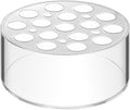 Plant Propagation Station, Wide Cylinder Clear Planter Terrariums with Lid Propagation Vases for Plants Large Plant Water Terrarium Acrylic Flower Vases for Bouquet (21 Holes)