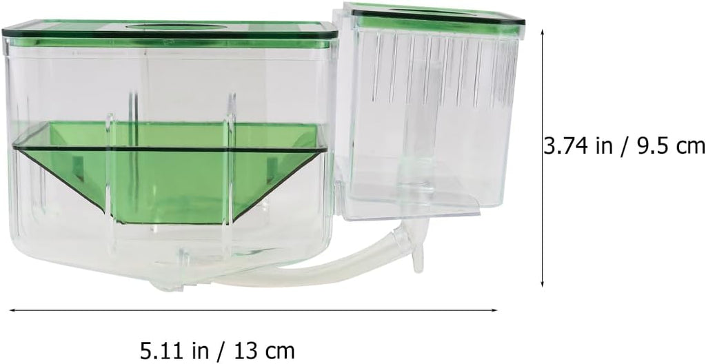 Fish Breeding Box, Transparent Aquarium Box Double Breeding Aquarium Fry Hatchery Breeding Box for Guppy Baby Fish Hatchery Fish Tank Divider