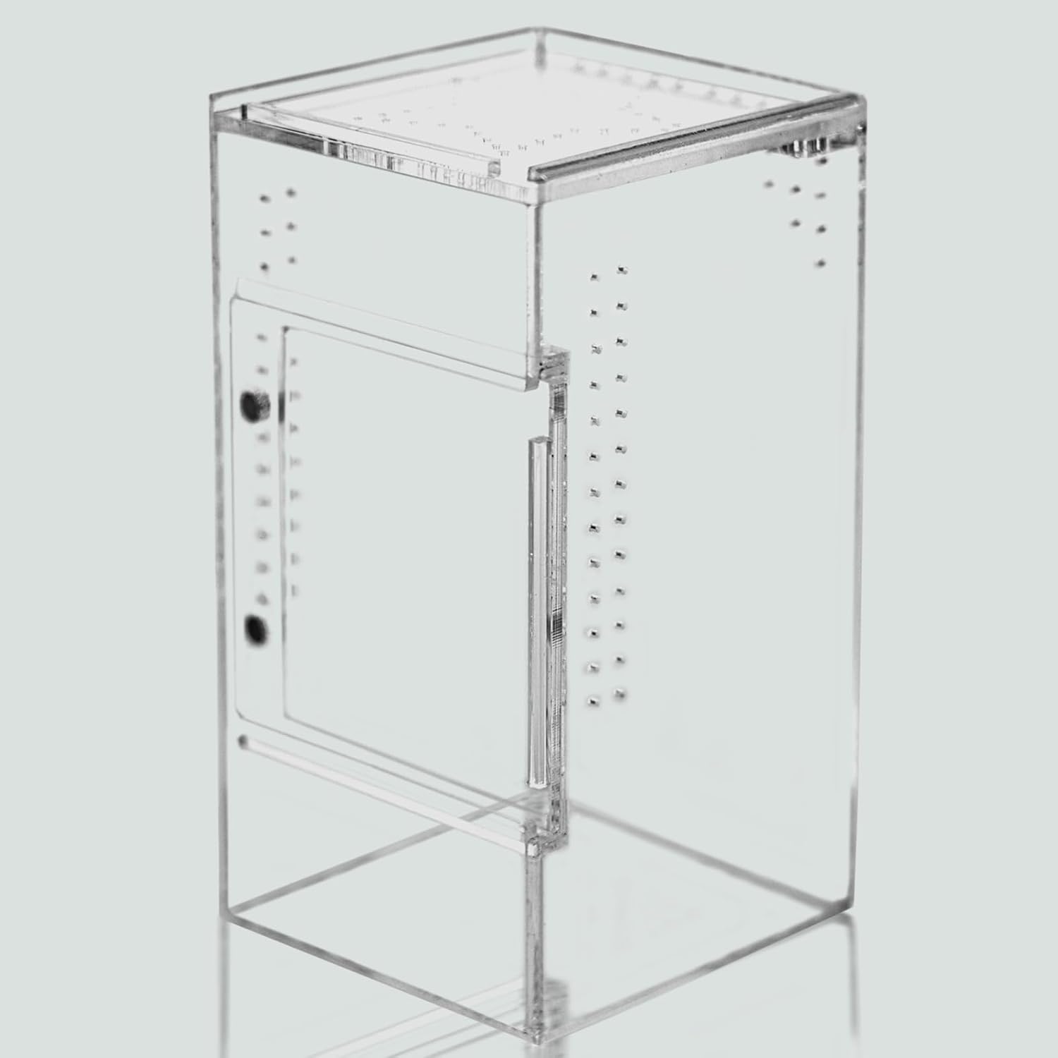 Reptile Tank 3x3x6 Terrarium – Acrylic Reptile Enclosure for Gecko, Jumping Spider, and Praying Mantis – Compact Tree-Dwelling Terrarium for mini Pets