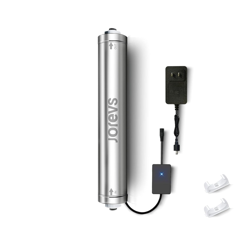UV Water Filter - LED UV Water Purifier for Under Sink, Reduce up to 99.999% Bacteria, Maintenance-Free for Reverse Osmosis System with Instant Flow Sensor, Mercury-Free, 1GPM