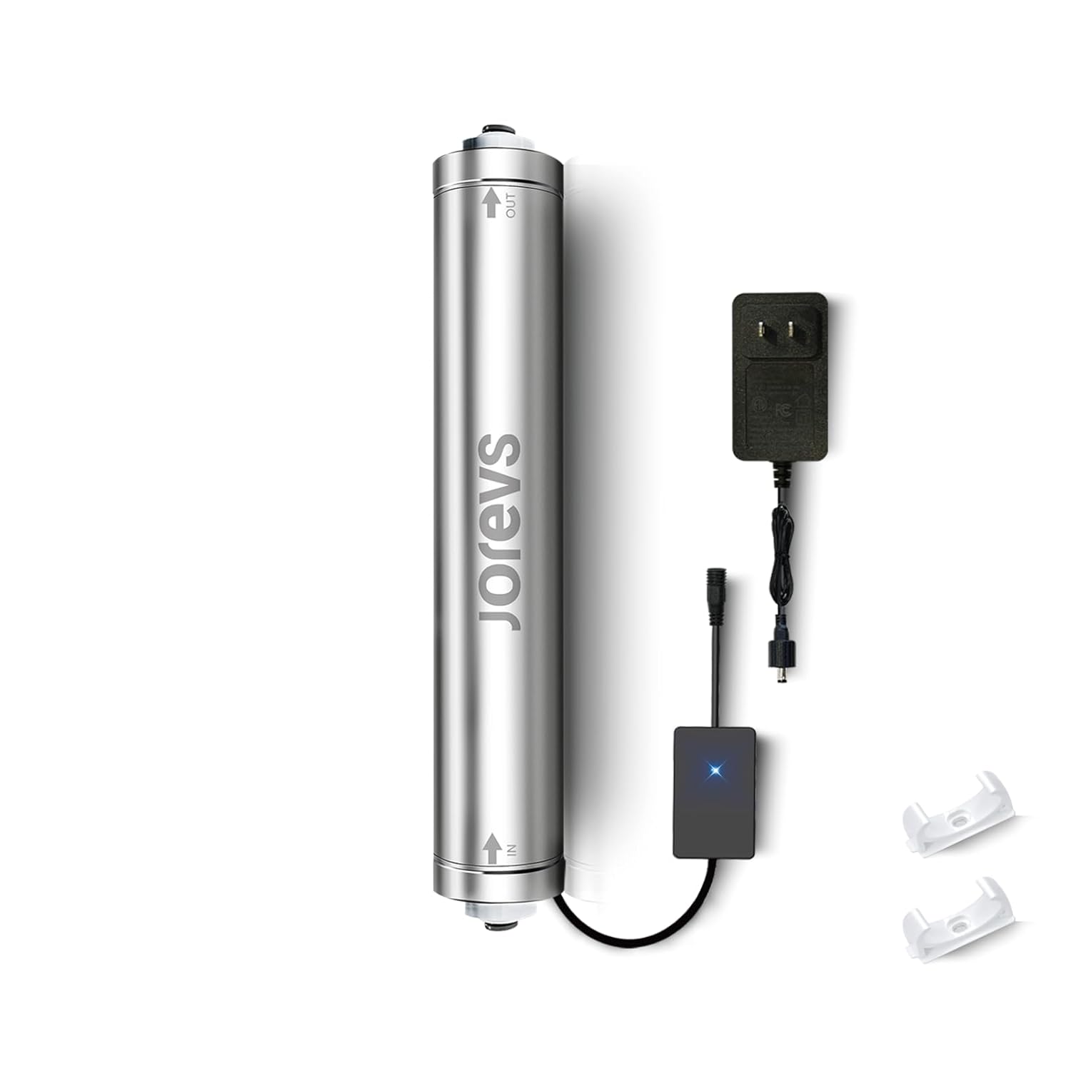 UV Water Filter - LED UV Water Purifier for Under Sink, Reduce up to 99.999% Bacteria, Maintenance-Free for Reverse Osmosis System with Instant Flow Sensor, Mercury-Free, 1GPM