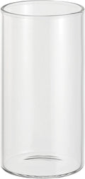 PATIKIL Clear Glass Cylinder Vase, 3.9" Tall and 2" Dia Tabletop Flowers Vase Floating Candle Holder for Home Decor Wedding Centerpieces (5oz)
