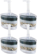 CNZ XY-2008 Corner Filter Air Driven Bio Sponge Up to 15 gallons, 4-Pack
