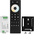 BTF-LIGHTING RF 2.4GHz Wireless Remote RC02RFB & C02RF Tuya Controller Kit 4 Zones Group Control 5050SMD FCOB COB SMD PWM CCT(+ CW WW) 3pin Dual White LED Strip DC5V DC12V DC24V