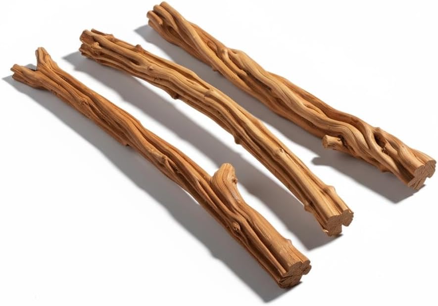 Azil Natural Vine Wood Branch for Reptile Terrarium – 17–20 Inch Climbing Decor for Lizard, Snake, Gecko, Chameleon, Bearded Dragon Tank (2 Piece)