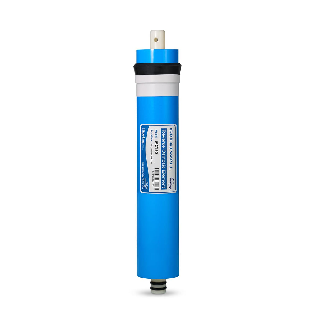 iSpring Greatwell MC150 RO Membrane Reverse Osmosis Replacement water Filter for RCC1D & RCC1DP RODI Water Filtration System, 150 GPD