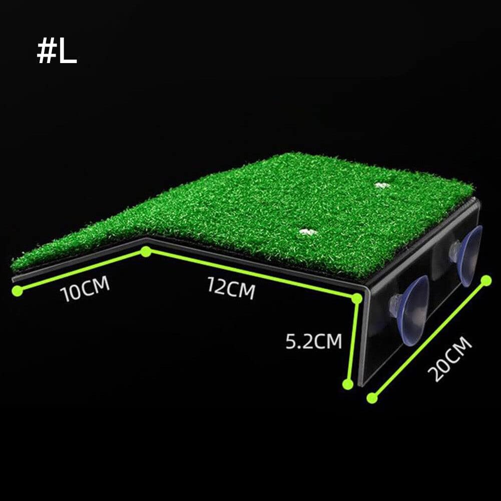Turtle Basking Platform - Lawn Turtle Resting Platform & Ramp - Tortoise Habitat Accessory