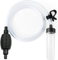 5ft-S Aquarium Siphon Vacuum Cleaner for Fish Tank Cleaning Gravel & Sand