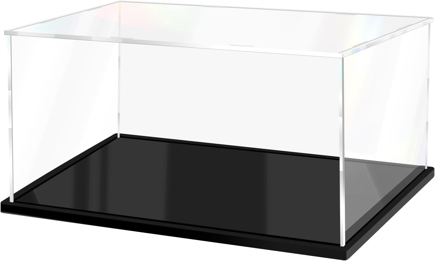 Acrylic Display Case for Collectibles Assemble Clear Display Case for Figures Alternative Glass Boxes for Lego Doll Toys Home Storage(18x8x8 inch; 45x20x20 cm)