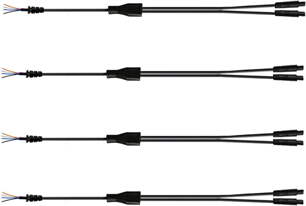 4 PCS Rock Light Extension Wire,4 Pin LED Extension Cable,Neon Accent Kits RGB LED Light Extension Cable for Trucks Motorcycle Car ATV Strip Rock Lights