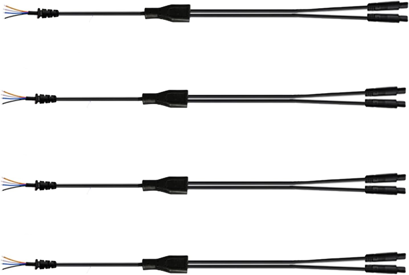 4 PCS Rock Light Extension Wire,4 Pin LED Extension Cable,Neon Accent Kits RGB LED Light Extension Cable for Trucks Motorcycle Car ATV Strip Rock Lights
