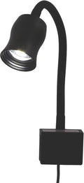 Fish Tank Light, Aquarium Light, USB Small Aquarium Light with Timer, 360° Rotate Aquarium Lamp, 3 Colors Adjustable Focal Length, Black